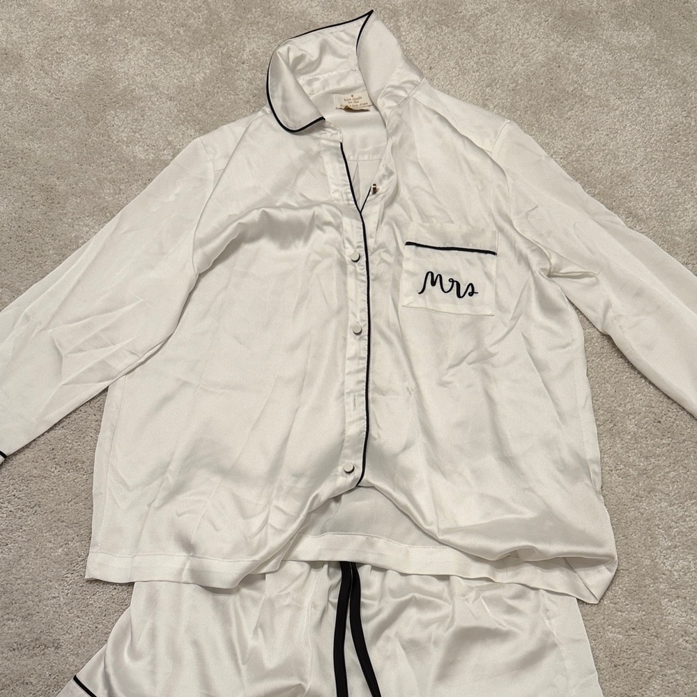 Kate Spade Mrs Pajama Set (top & shorts)